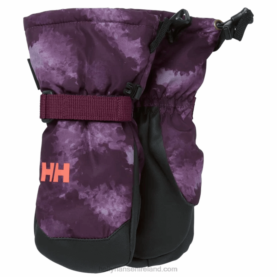 DEEP FJORD/BLACK NEW 8V222F2546 Helly-Hansen KIDS' RIDER MITTENS 2.0