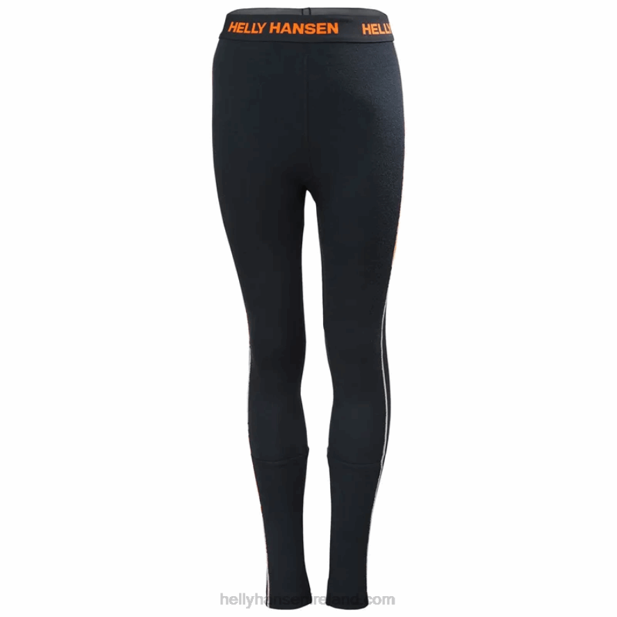 FALLEN ROCK/GREY MELANG/BLACK 8V222F2486 Helly-Hansen JUNIORS' LIFA MERINO MIDWEIGHT BASE LAYER SET