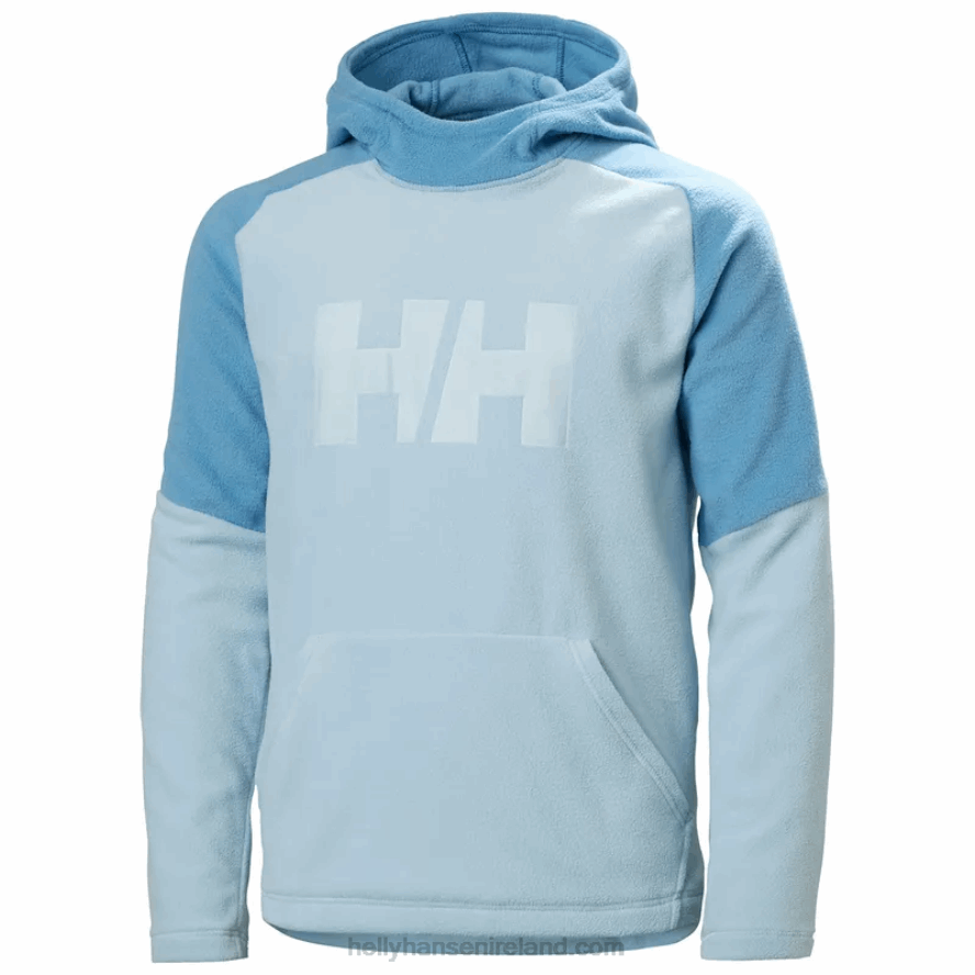 CRUSHED GRA 8V222F2474 Helly-Hansen JUNIORS' DAYBREAKER FLEECE HOODIE