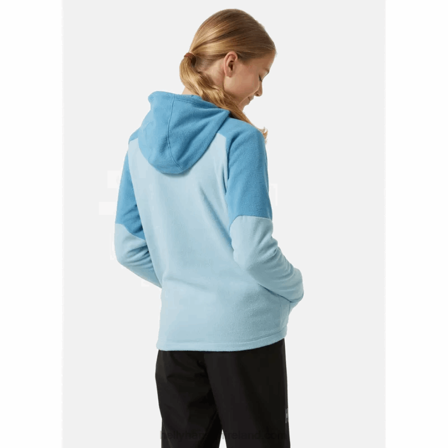CRUSHED GRA 8V222F2474 Helly-Hansen JUNIORS' DAYBREAKER FLEECE HOODIE