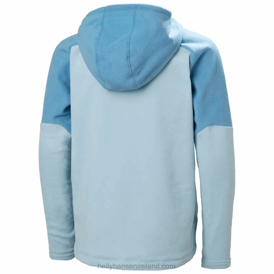 CRUSHED GRA 8V222F2474 Helly-Hansen JUNIORS' DAYBREAKER FLEECE HOODIE