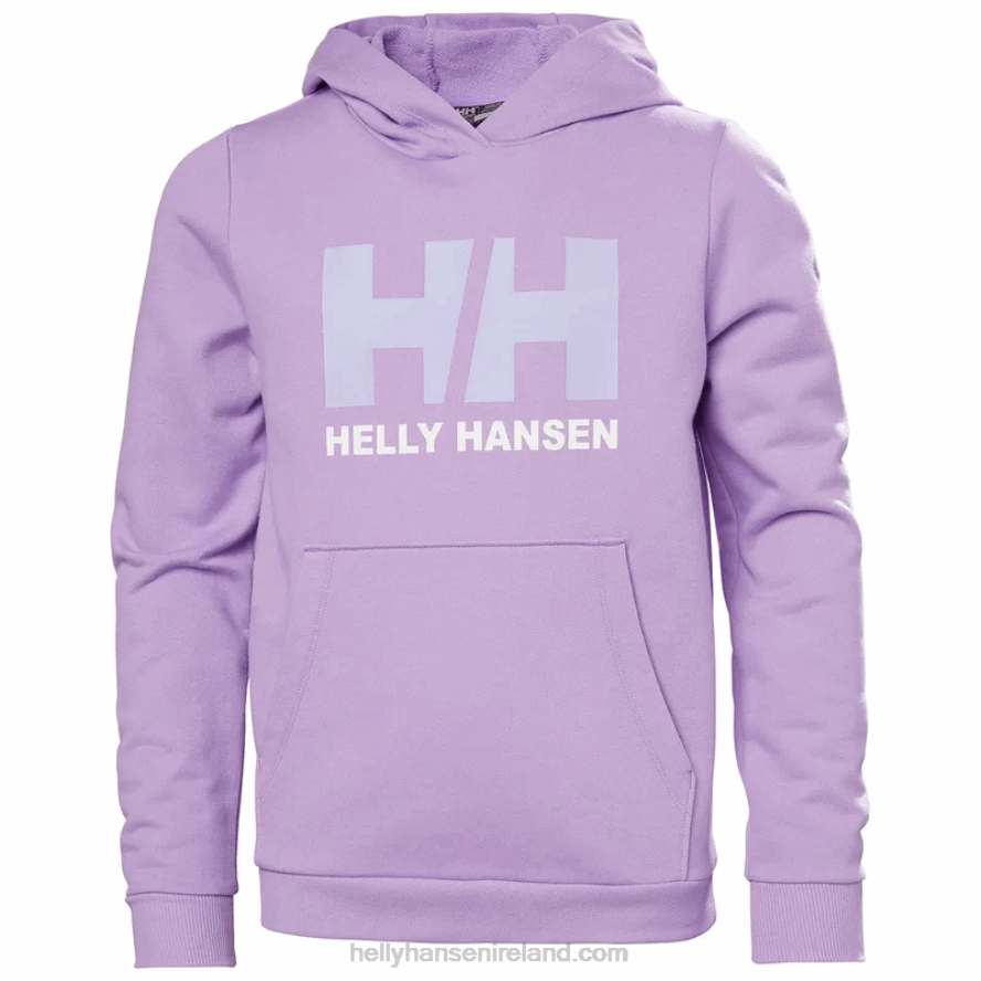 AMETHYST 8V222F2496 Helly-Hansen JUNIORS' HH LOGO HOODIE 2.0
