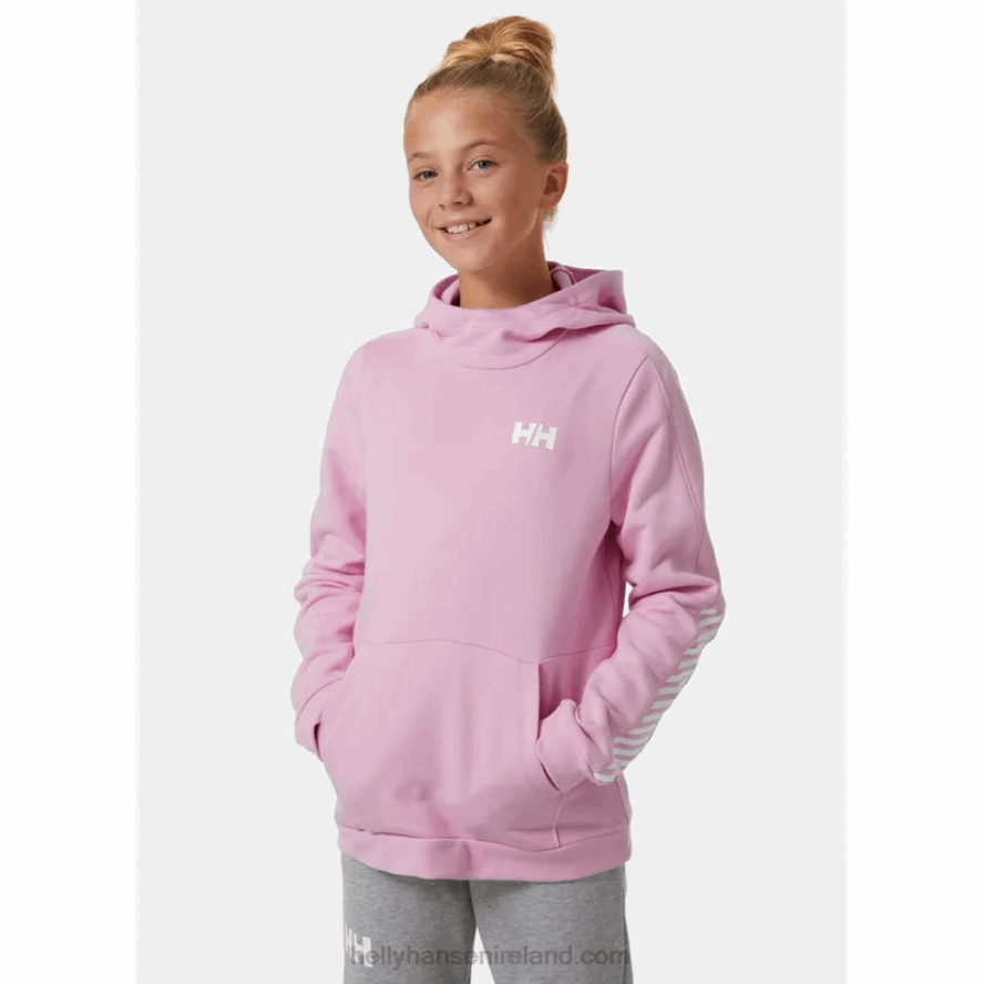 WHITE 8V222F2516 Helly-Hansen JUNIORS' ACTIVE HOODIE