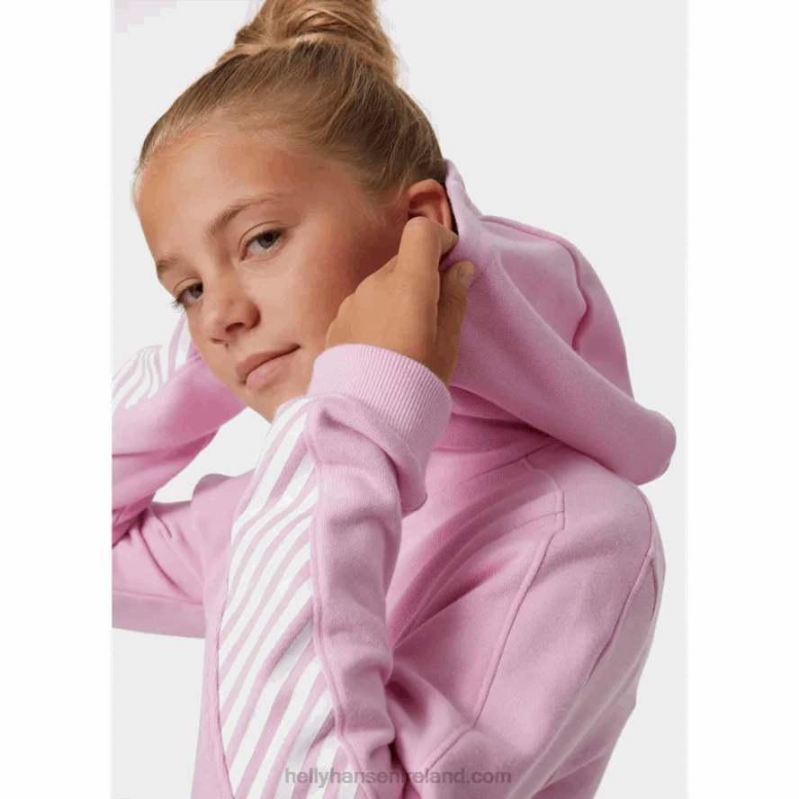 WHITE 8V222F2516 Helly-Hansen JUNIORS' ACTIVE HOODIE