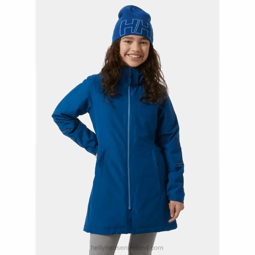 AMETHYST 8V222F2752 Helly-Hansen JUNIORS' LISBURN INSULATED RAINCOAT