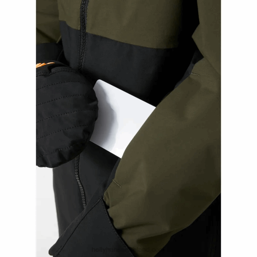 DARKEST SPR 8V222F2420 Helly-Hansen JUNIORS' TRAVERSE SKI JACKET