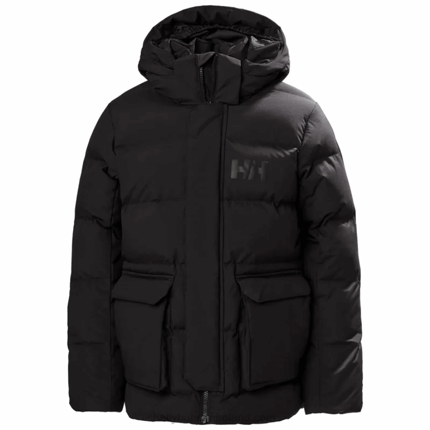 DEEP FJORD 8V222F2416 Helly-Hansen JUNIORS' URBAN PUFFY WINTER PARKA
