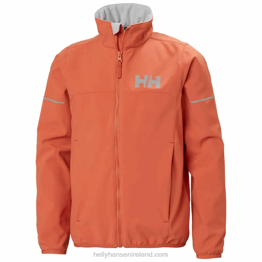 EBONY 8V222F2549 Helly-Hansen JUNIORS' MARKA SOFTSHELL JACKET