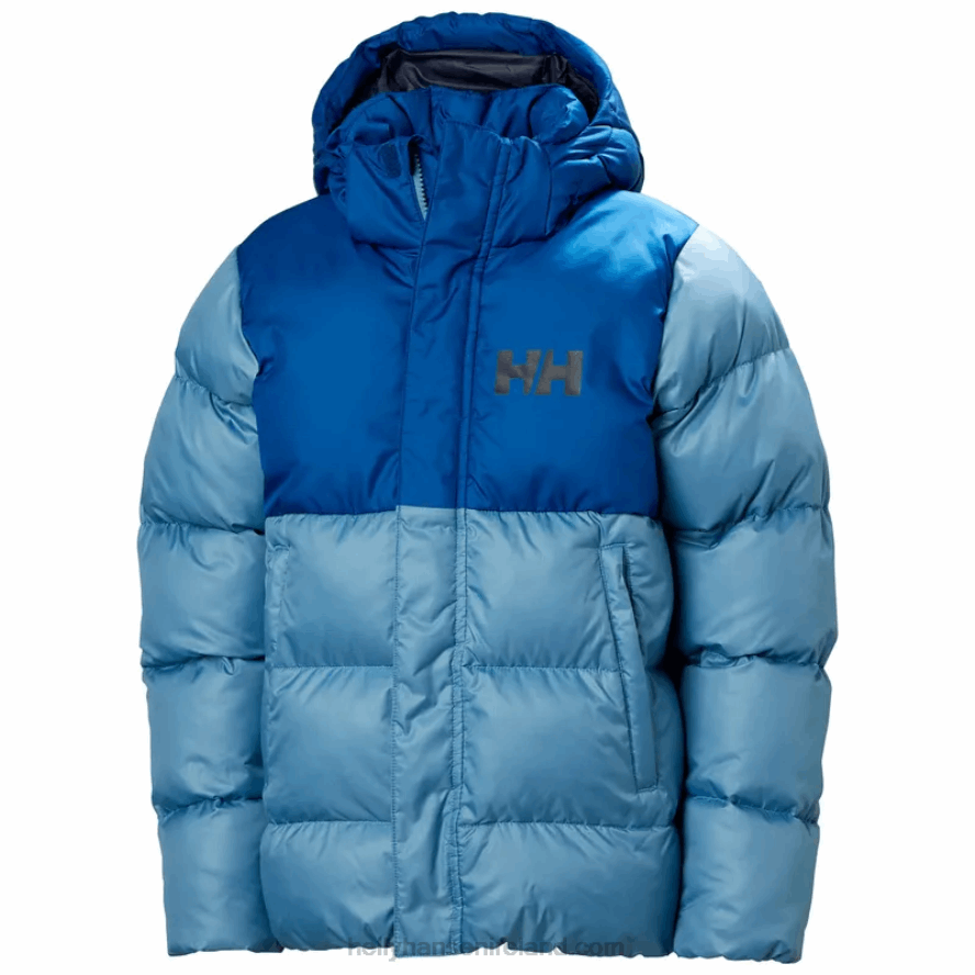 MALACHITE/CLOUDBERRY 8V222F2761 Helly-Hansen JUNIORS' VISION PUFFY JACKET