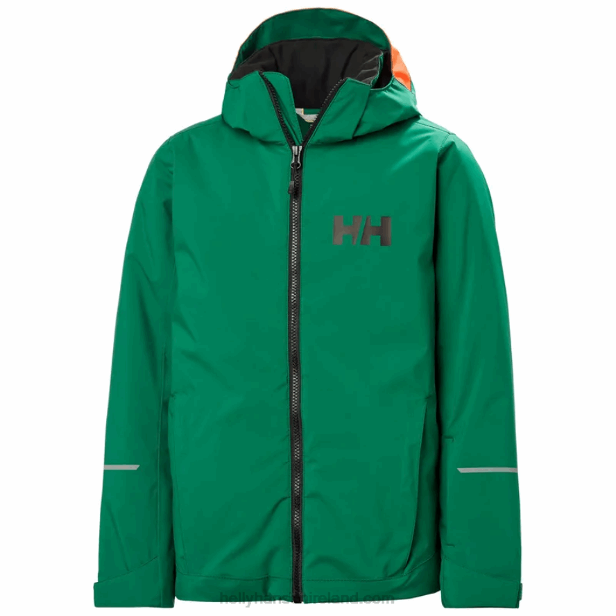 NAVY 8V222F2396 Helly-Hansen JUNIORS' QUEST SKI JACKET