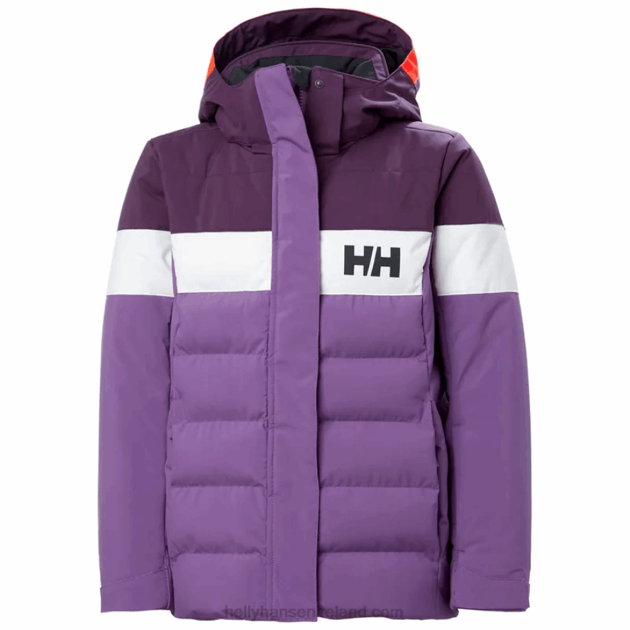 PEACH ECHO 8V222F2382 Helly-Hansen JUNIORS' DIAMOND SKI JACKET