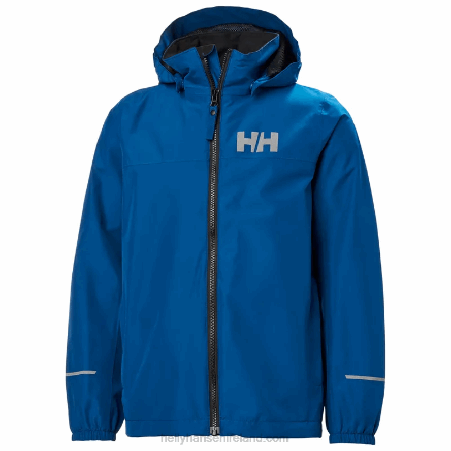 PEACH ECHO 8V222F2564 Helly-Hansen JUNIORS' JUELL WATERPROOF JACKET