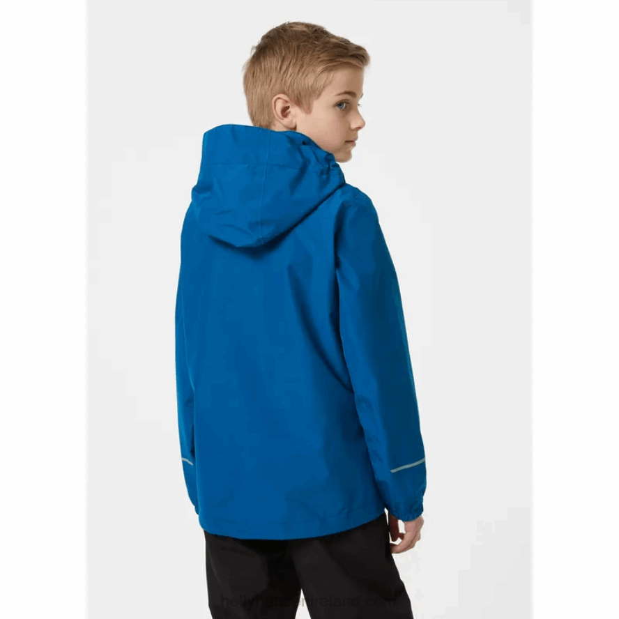 PEACH ECHO 8V222F2564 Helly-Hansen JUNIORS' JUELL WATERPROOF JACKET