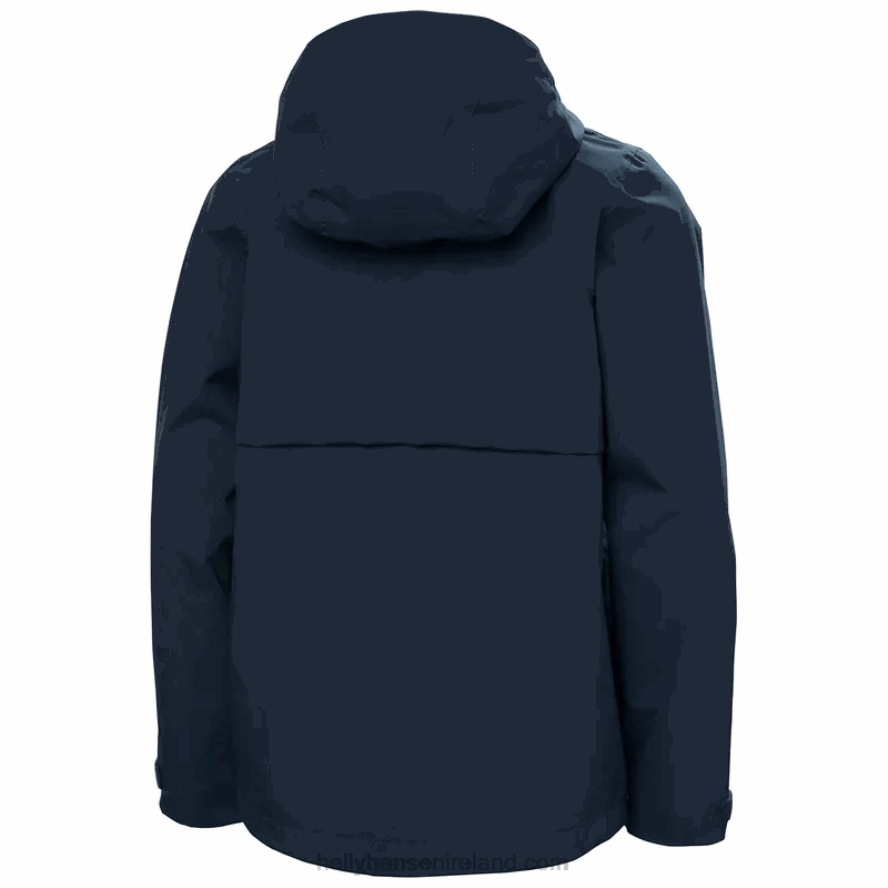 SPRUCE 8V222F2773 Helly-Hansen JUNIORS' RIGGING RAIN JACKET