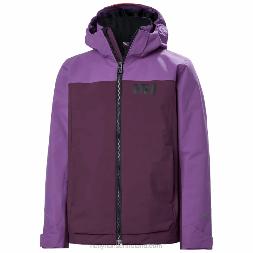 TERRACOTTA 8V222F2423 Helly-Hansen JUNIORS' SOGNDAL SHELL JACKET