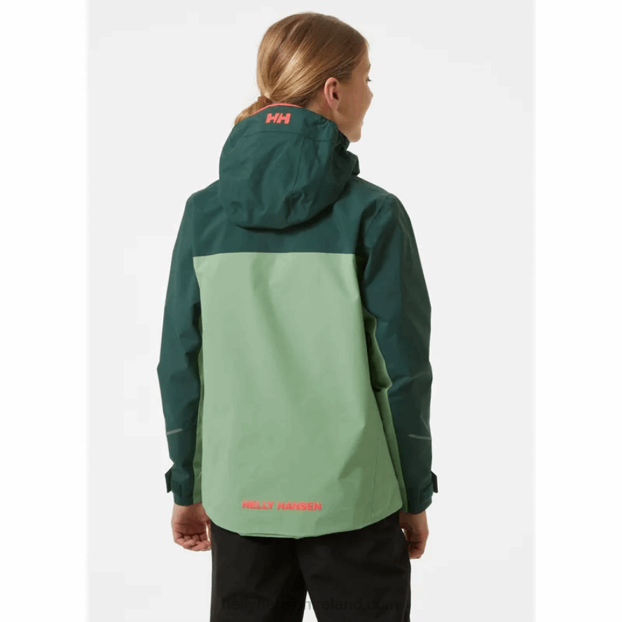 TERRACOTTA 8V222F2424 Helly-Hansen JUNIORS' SOGNDAL SHELL JACKET