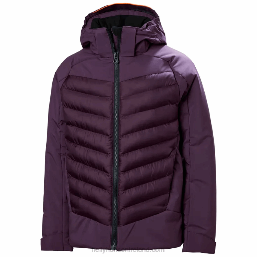 UTILITY GRE 8V222F2409 Helly-Hansen JUNIORS' SERENE SKI JACKET