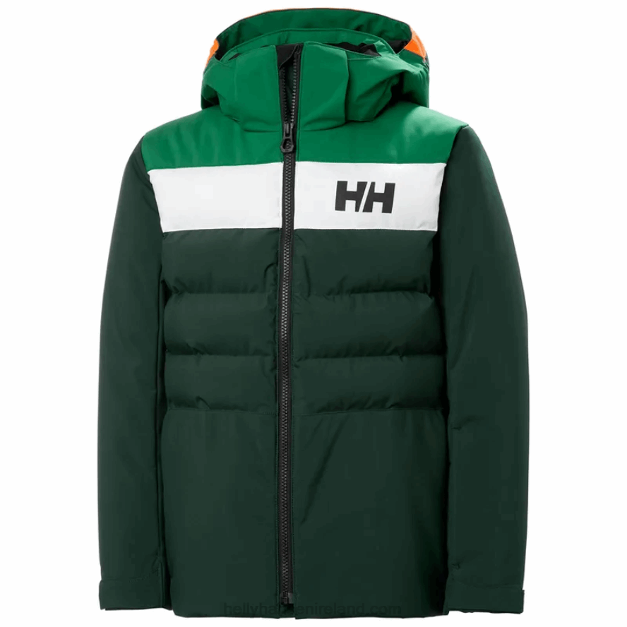 UTILITY GRE 8V222F2754 Helly-Hansen Juniors' Cyclone Ski Jacket