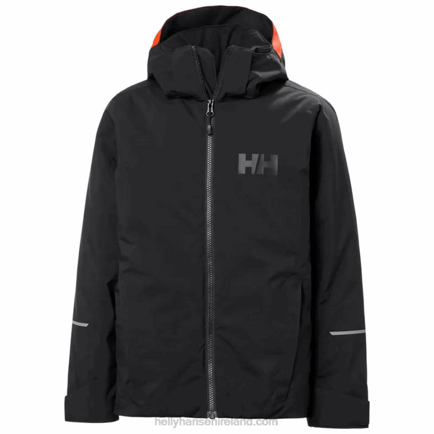 UTILITY GRE/DEEP FJORD 8V222F2399 Helly-Hansen JUNIORS' QUEST SKI JACKET