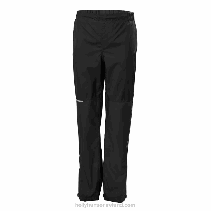 BLACK 8V222F2471 Helly-Hansen JUNIORS' BLOCK PANTS