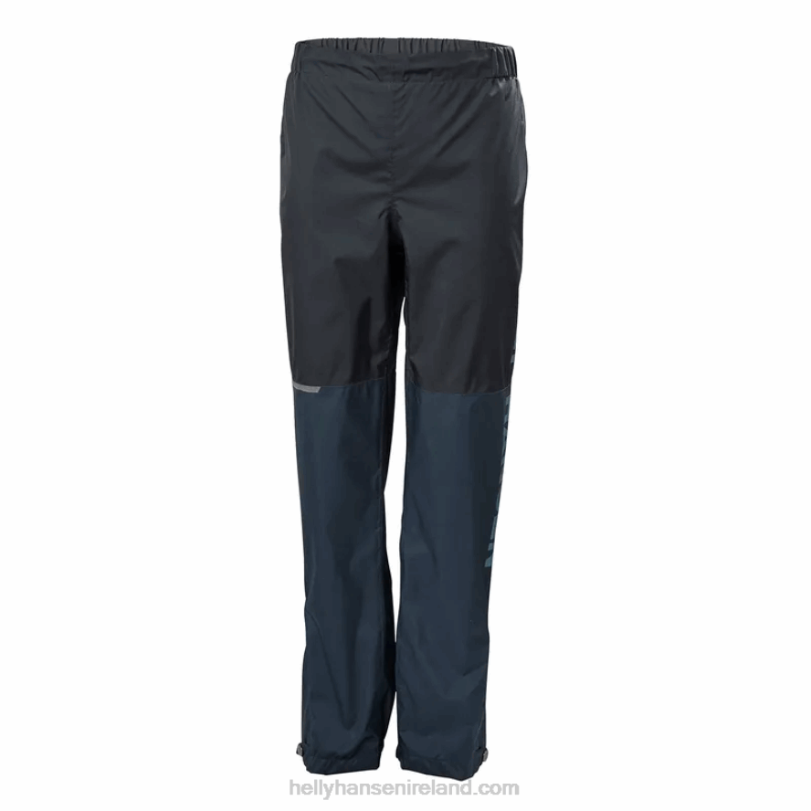 BLACK 8V222F2471 Helly-Hansen JUNIORS' BLOCK PANTS