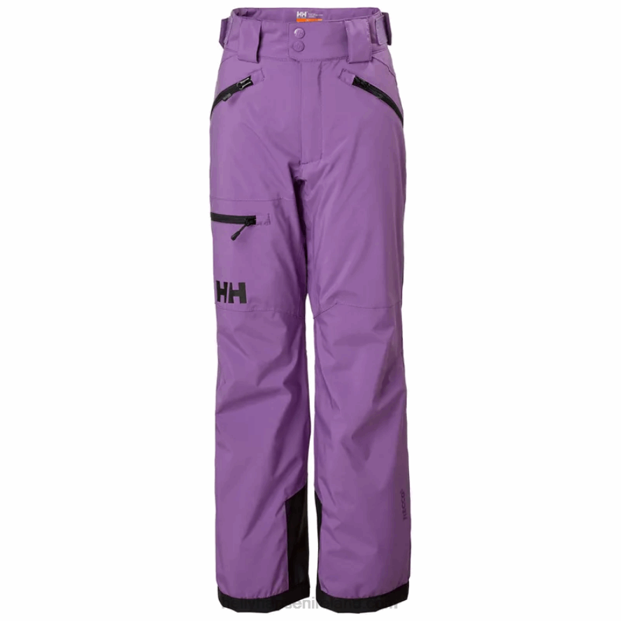 BLACK/NAVY 8V222F2460 Helly-Hansen JUNIORS' ELEMENTS SKI PANTS