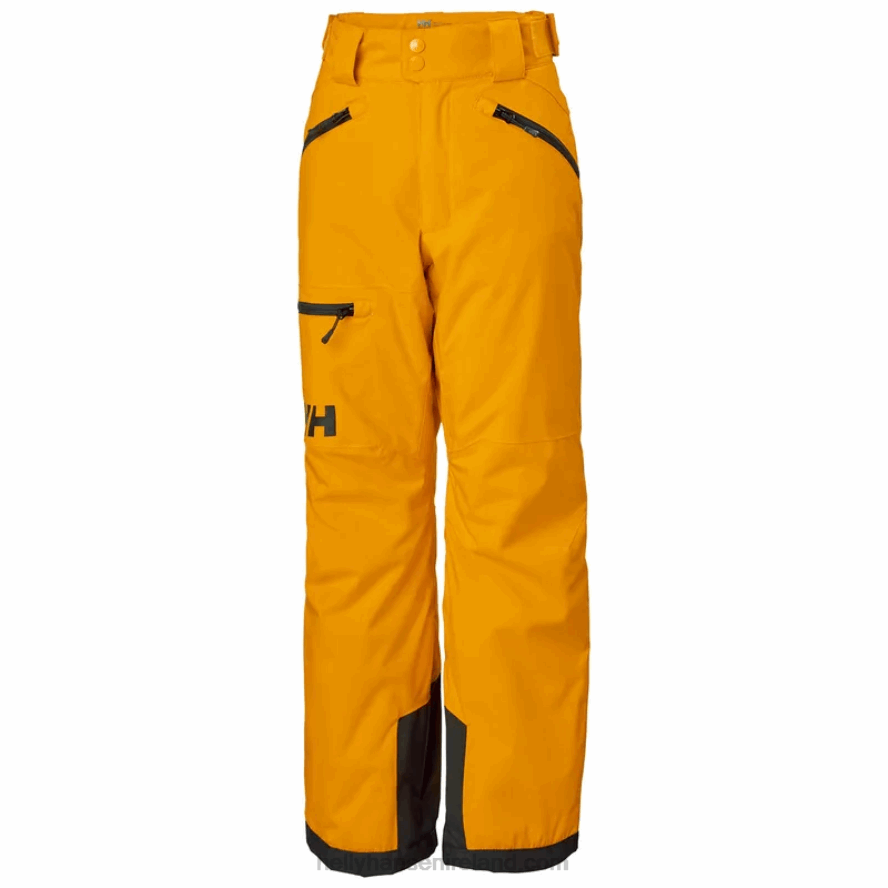 CRUSHED GRA 8V222F2461 Helly-Hansen JUNIORS' ELEMENTS SKI PANTS