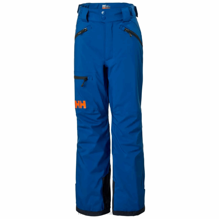 CRUSHED GRA/CLOUDBERRY 8V222F2462 Helly-Hansen JUNIORS' ELEMENTS SKI PANTS