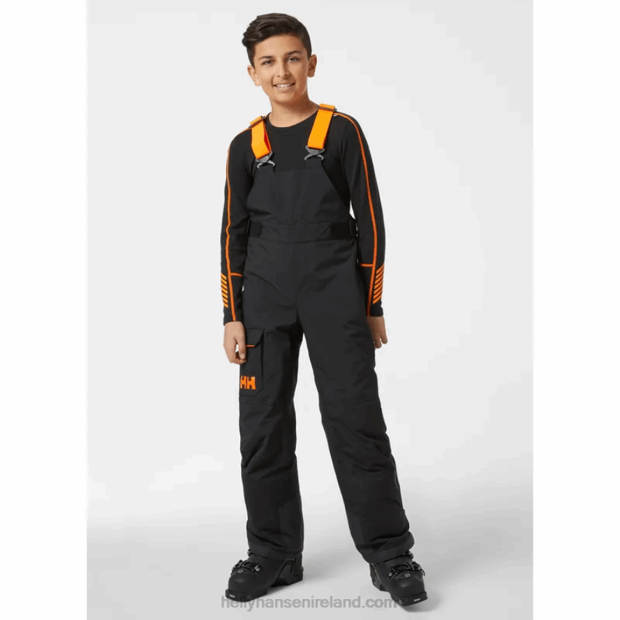 CRUSHED GRA/DARKEST SPR 8V222F2458 Helly-Hansen JUNIORS' SUMMIT SKI PANTS