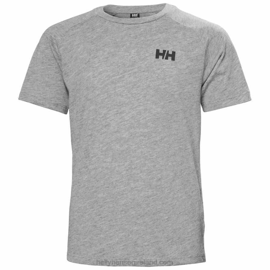 PEACH ECHO/AZURITE 8V222F2572 Helly-Hansen JUNIORS' LOEN TECHNICAL T-SHIRT