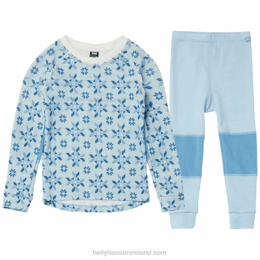 UTILITY GRE 8V222F2362 Helly-Hansen KIDS' HH GRAPHIC LIFA MERINO BASE LAYER SET