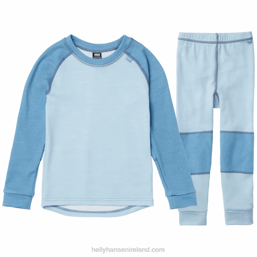 WISTERIA PU 8V222F2355 Helly-Hansen Kids' HH LIFA Merino Base Layer Set