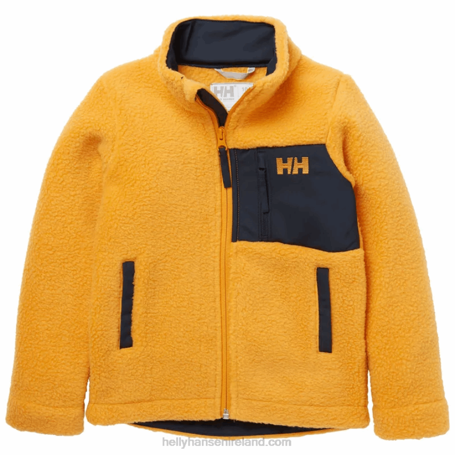 CREAM 8V222F2347 Helly-Hansen KIDS' CHAMP PILE JACKET