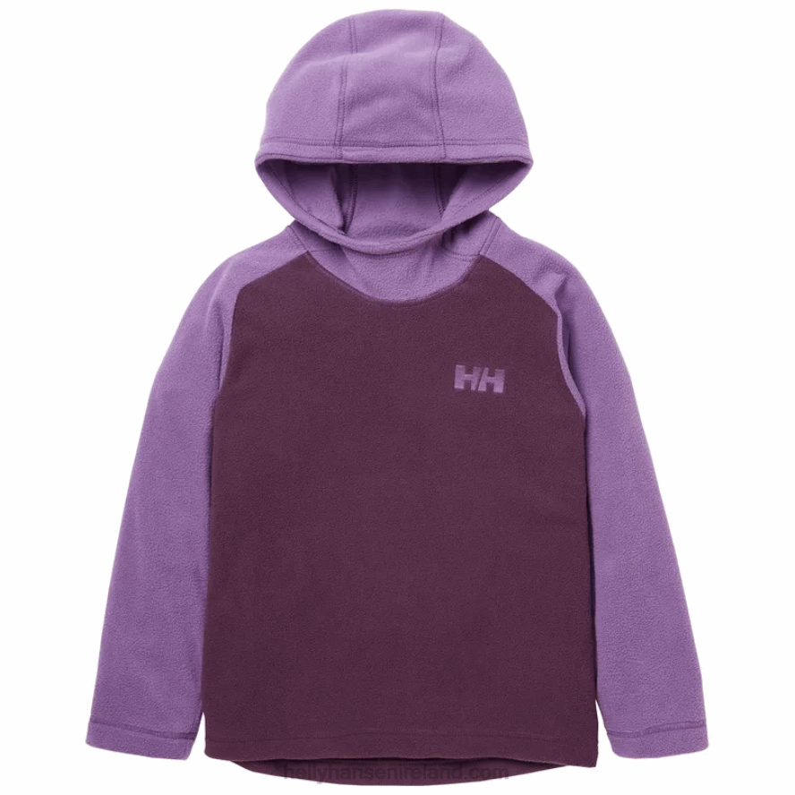 NAVY 8V222F2342 Helly-Hansen KIDS' DAYBREAKER FLEECE HOODIE