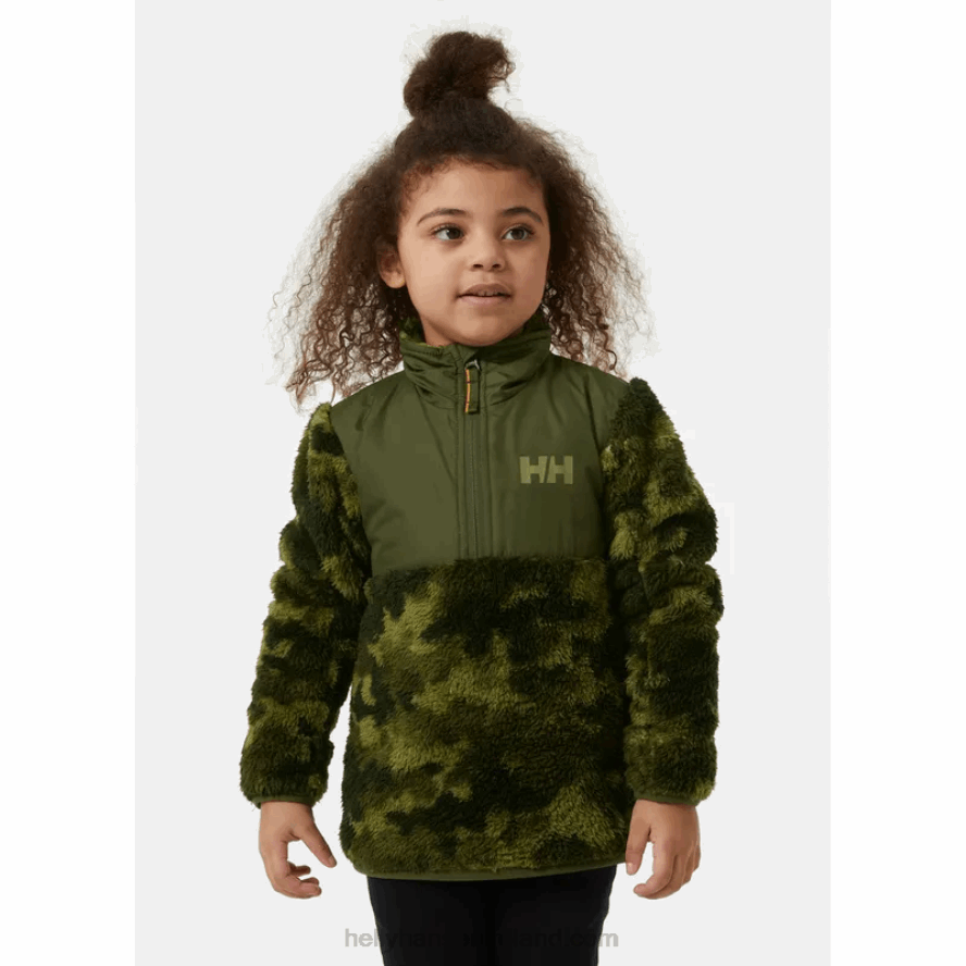 NAVY 8V222F2351 Helly-Hansen KIDS' CHAMP HALF-ZIP MIDLAYER