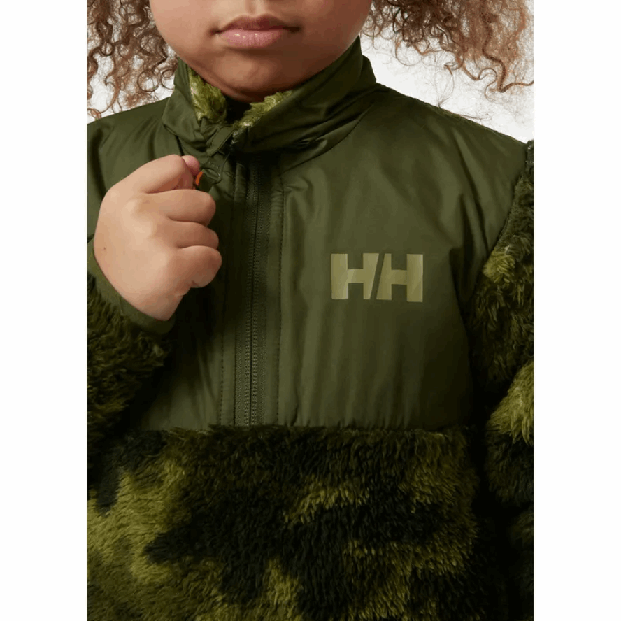 NAVY 8V222F2351 Helly-Hansen KIDS' CHAMP HALF-ZIP MIDLAYER