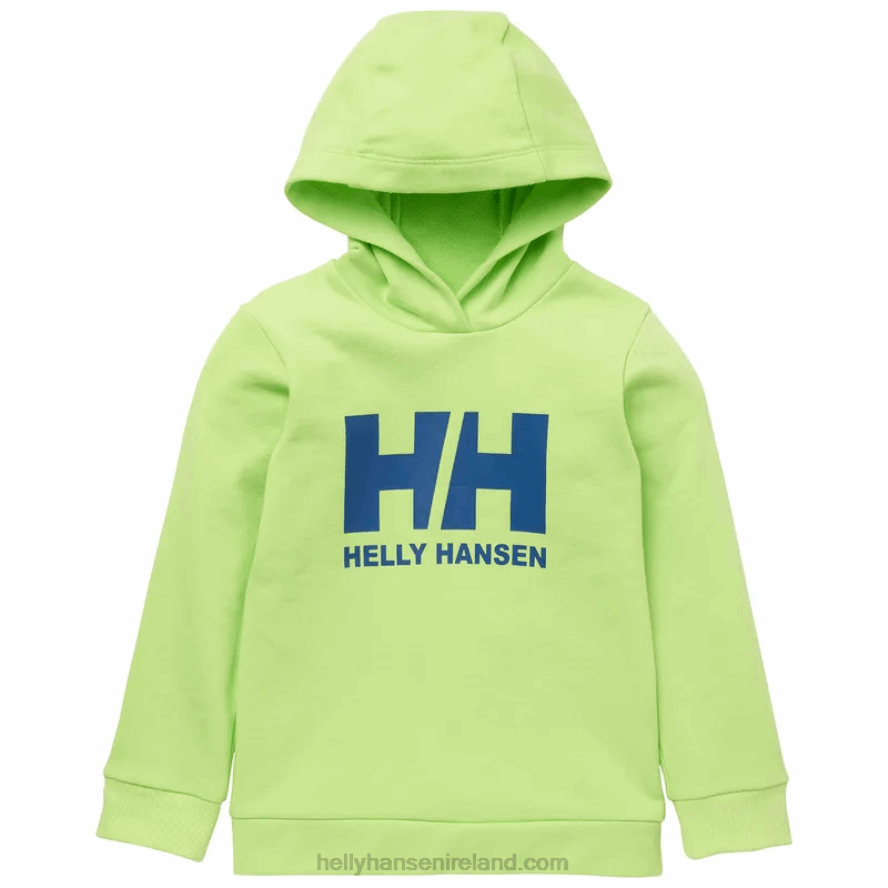HEATHER 8V222F2368 Helly-Hansen KIDS' HH LOGO HOODIE