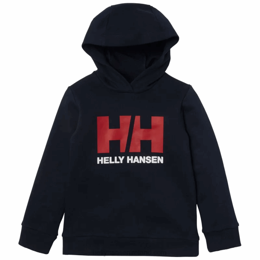 PINK SORBET 8V222F2371 Helly-Hansen KIDS' HH LOGO HOODIE