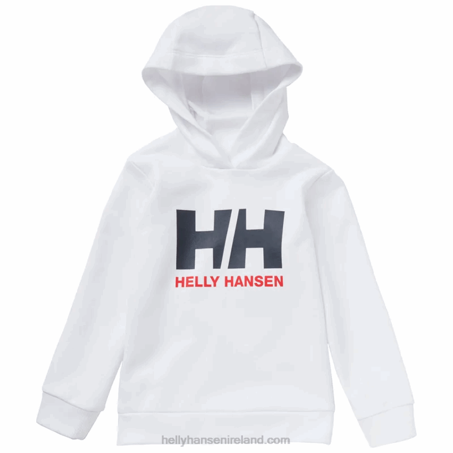 SHARP GREEN 8V222F2370 Helly-Hansen KIDS' HH LOGO HOODIE