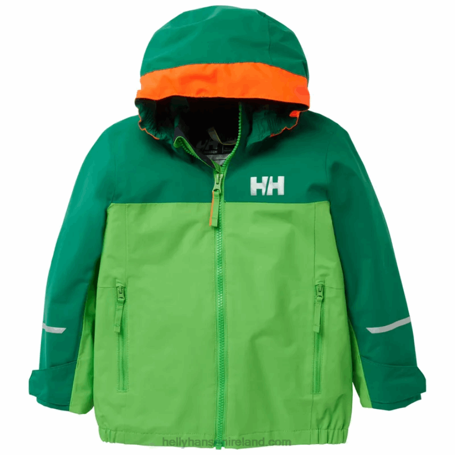 BLUE FOG 8V222F2271 Helly-Hansen KIDS' SHELTER OUTDOOR JACKET 2.0