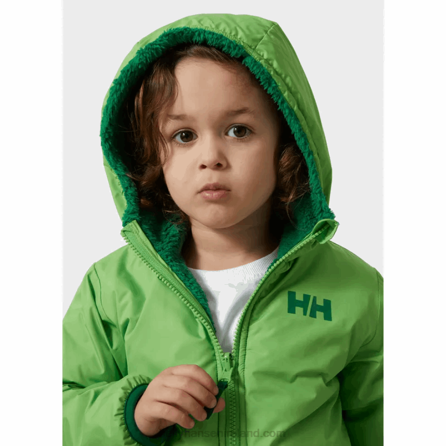 BLUE FOG 8V222F2281 Helly-Hansen Kids' Champ Reversible Jacket