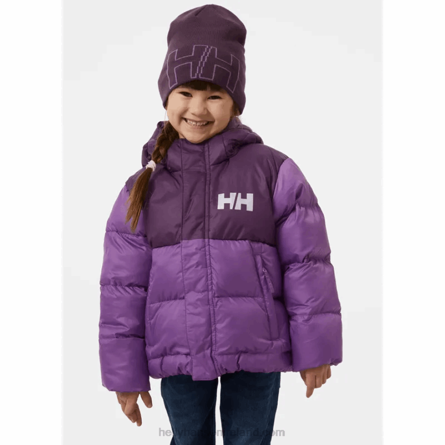 BLUE FOG 8V222F2293 Helly-Hansen KIDS' VISION PUFFY JACKET