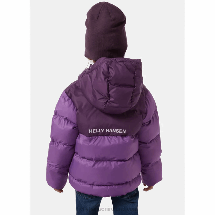 BLUE FOG 8V222F2293 Helly-Hansen KIDS' VISION PUFFY JACKET