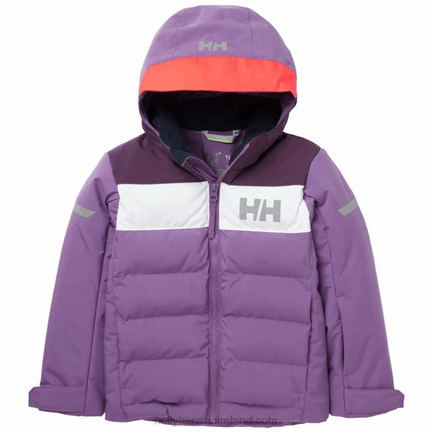 CLOVER 8V222F2290 Helly-Hansen KIDS' VERTICAL INSULATED SKI JACKET