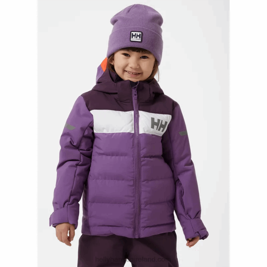 CLOVER 8V222F2290 Helly-Hansen KIDS' VERTICAL INSULATED SKI JACKET