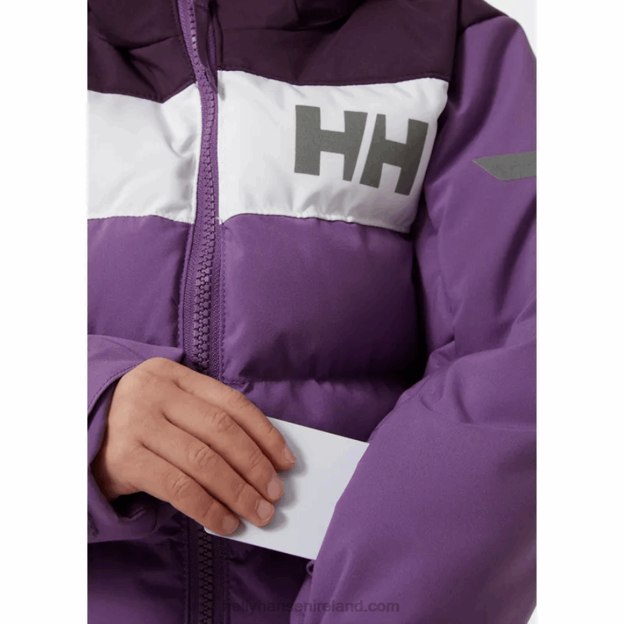 CLOVER 8V222F2290 Helly-Hansen KIDS' VERTICAL INSULATED SKI JACKET