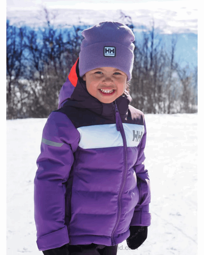 CLOVER 8V222F2290 Helly-Hansen KIDS' VERTICAL INSULATED SKI JACKET