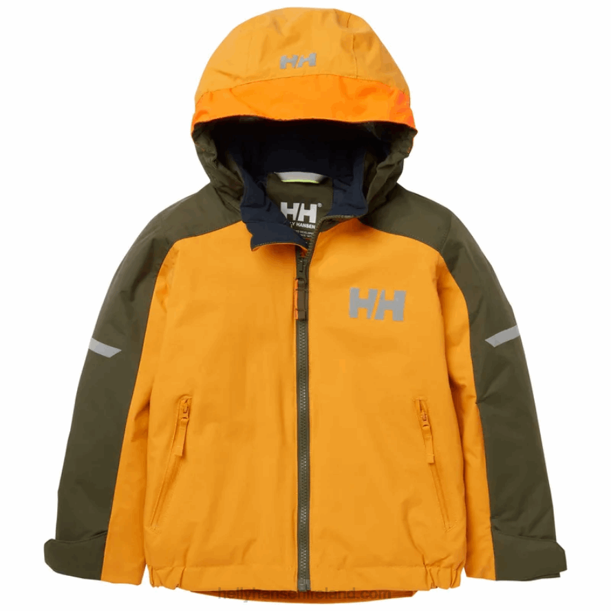 CRUSHED GRA 8V222F2278 Helly-Hansen KIDS' LEGEND 2.0 INSULATED SKI JACKET