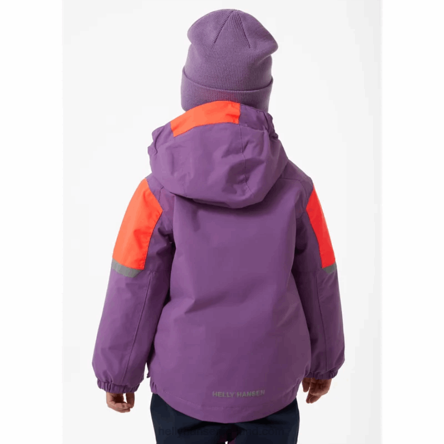 DEEP FJORD/EBONY 8V222F2779 Helly-Hansen KIDS' RIDER 2.0 INSULATED SKI JACKET