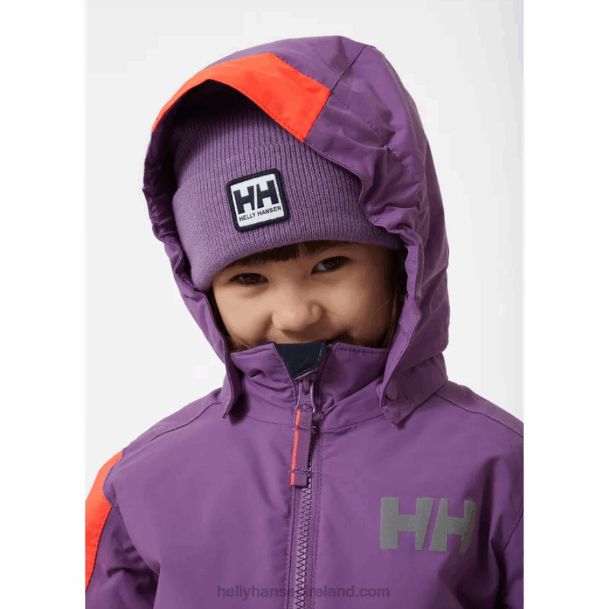 DEEP FJORD/EBONY 8V222F2779 Helly-Hansen KIDS' RIDER 2.0 INSULATED SKI JACKET